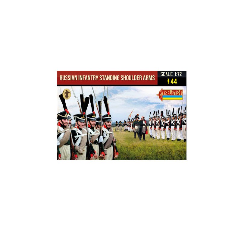 Figurine Russian Infantry Standing Shoulder Arms 1/72