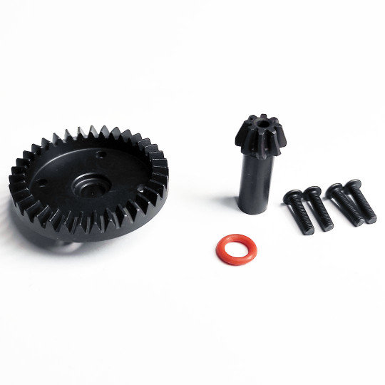 Pièce pour voiture electrique Couronne et pignon diff av/ arr Gunner 6S TR & MT Pièce pour voiture...