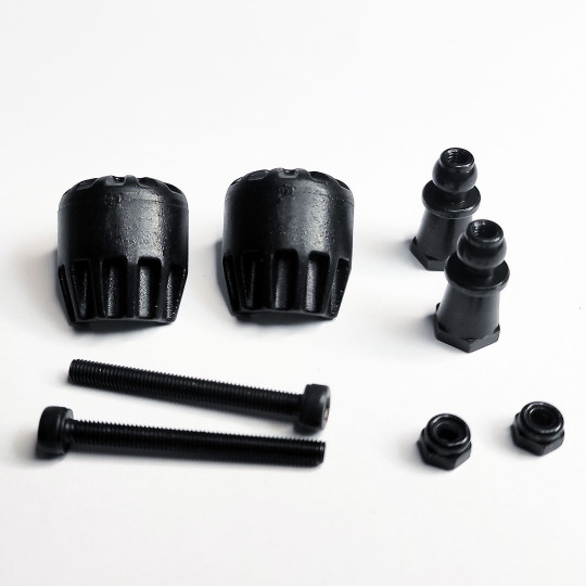 Pièce pour voiture electrique Fixations supérieures d'amortisseurs Gunner 6S TR & MT Pièce pour voiture...