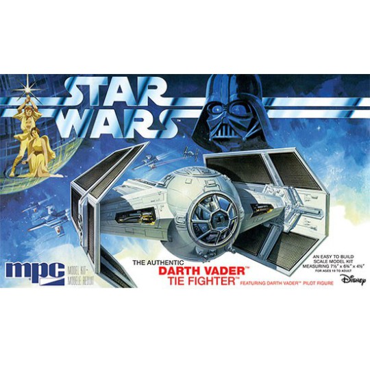 Modèle de science-fiction en plastique Star Wars Darth Vader Tie Fighter 1/32 Modèle de science-fiction en plastique Star Wars Darth Vader Tie Fighter 1/32