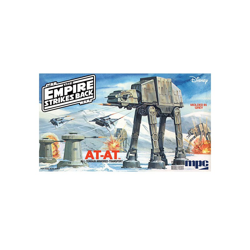Modèle de science-fiction en plastique Star Wars The Empire Strikes Back AT-AT 1/100