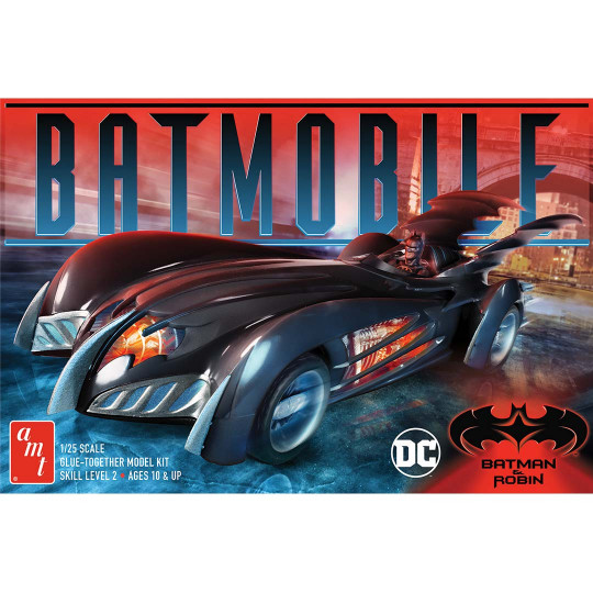 Maquette plastique de série TV - Batmobile de Batman & Robin 1:25 Maquette plastique de série...