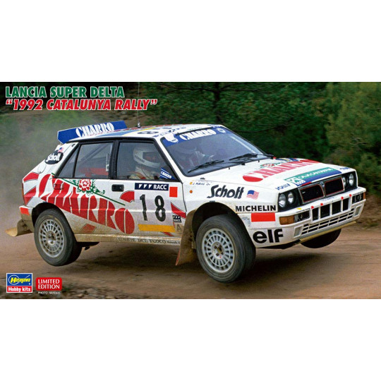 Maquette plastique de voiture Lancia Super Delta « Rallye de Catalogne 1992 » 1:24 Maquette plastique de...