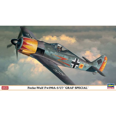 Maquette d'avion en plastique Fw190A-5/U7 GRAF 1/48 Maquette d'avion en plastique Fw190A-5/U7 GRAF 1/48