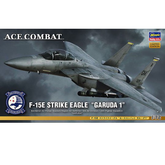 Maquette d'avion en plastique F-15E Ace Combat Garuda 1 1/72 Maquette d'avion en plastique F-15E Ace Combat Garuda 1 1/72