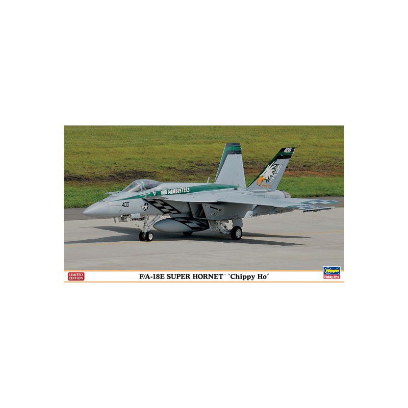 Maquette d'avion en plastique F/A-18E HORNET CHIPPY HO 1/72