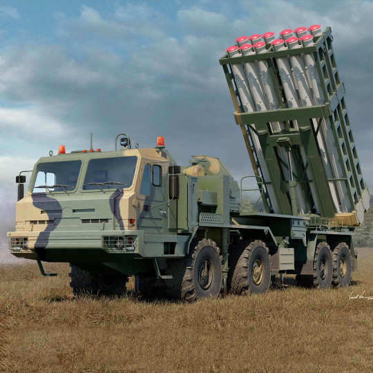 Maquette plastique de camion lance missiles Russe 9M96 of 50P6E TEL S350E Vityaz 1:35 Maquette plastique de...