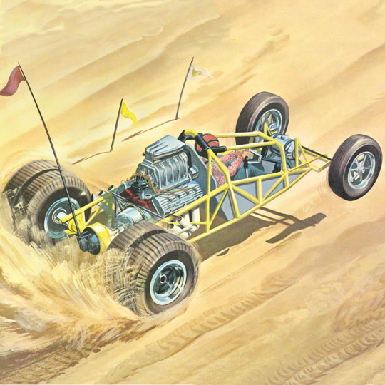 Maquette plastique de voiture Sandkat Dune Dragster 1:25 Maquette plastique de...