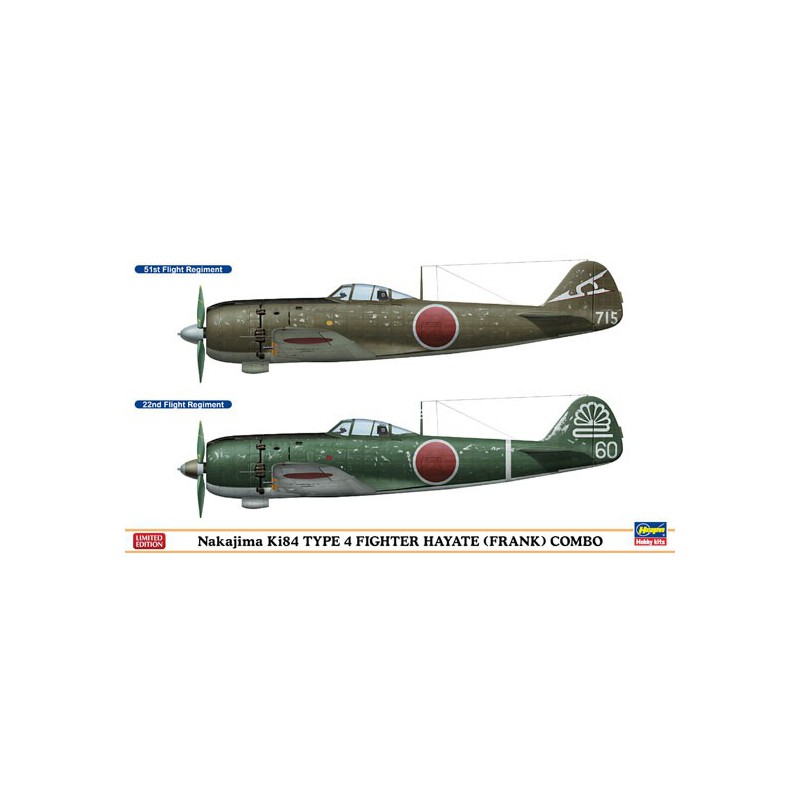 Maquette d'avion en plastique Combo KI84 TYPE 4 1/72