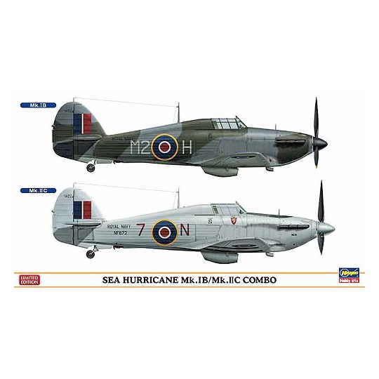 Maquette d'avion en plastique Combo Sea Hurricane 1/72