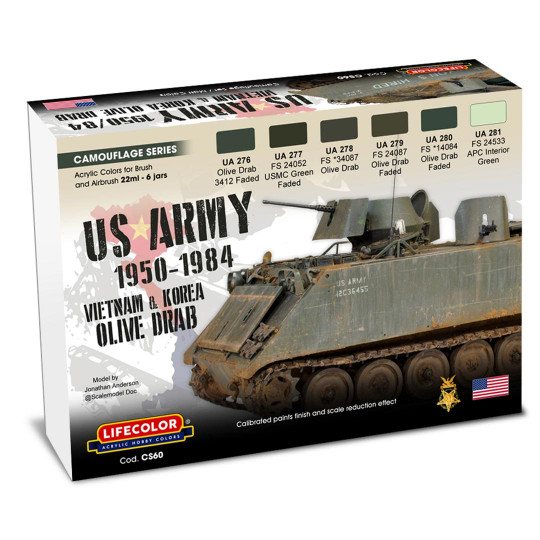 Peinture acrylique Set Vert...