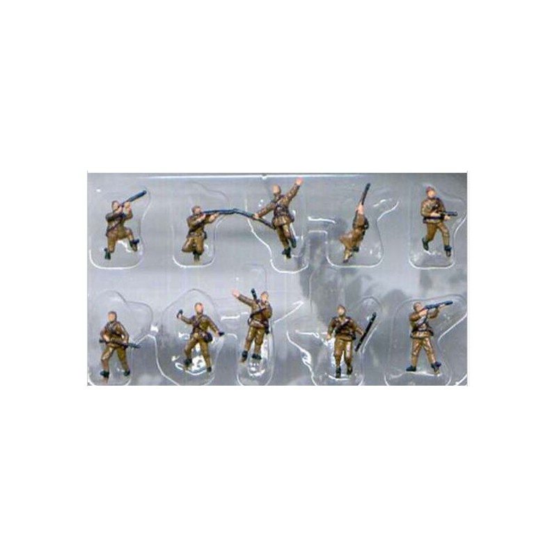 Figurine RUSSES WWII PEINTS 1/144