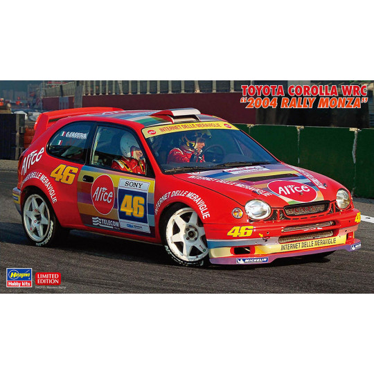 Maquette de voiture en plastique Toyota Corolla WRC « Monza Rallye 2004 » 1:24 Maquette de voiture en...