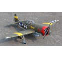 Avion thermique radiocommandé P-47 Little Bunny 10cc ARF Avion thermique radiocommandé P-47 Little Bunny 10cc ARF