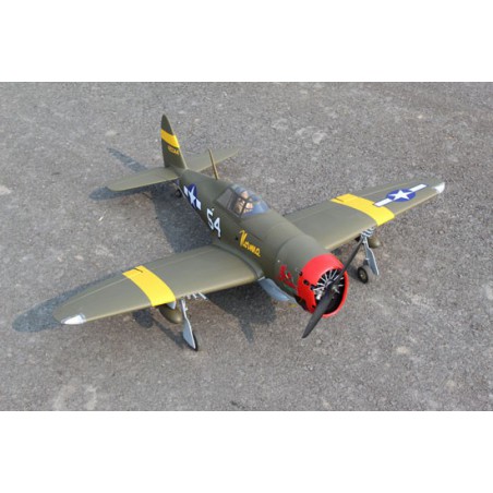 Avion thermique radiocommandé P-47 Little Bunny 10cc ARF Avion thermique radiocommandé P-47 Little Bunny 10cc ARF