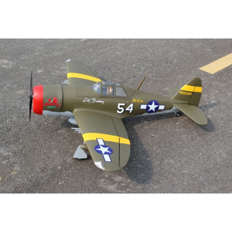 Avion thermique radiocommandé P-47 Little Bunny 10cc ARF Avion thermique radiocommandé P-47 Little Bunny 10cc ARF