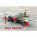 Avion thermique radiocommandé P-47 Little Bunny 10cc ARF Avion thermique radiocommandé P-47 Little Bunny 10cc ARF