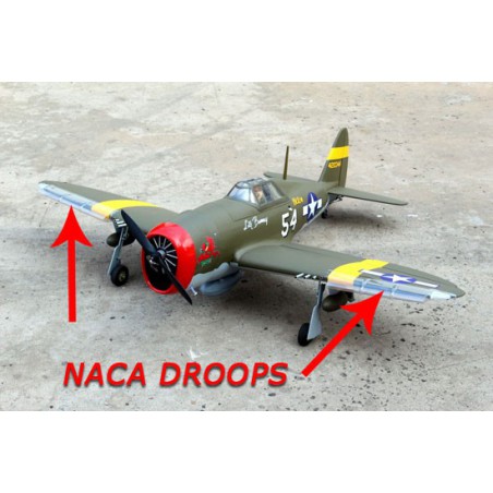 Avion thermique radiocommandé P-47 Little Bunny 10cc ARF Avion thermique radiocommandé P-47 Little Bunny 10cc ARF
