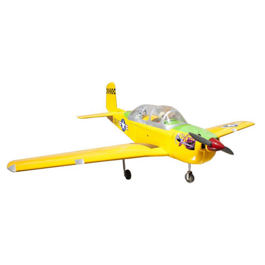 Avion thermique radiocommandé T-34C Turbo Mentor 20cc ARF avec train rentrant électrique Avion thermique...