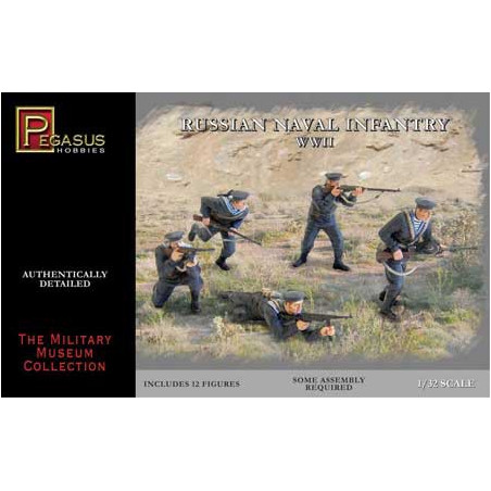Figurine INFANTERIE NAVALE RUSSE 1/32
