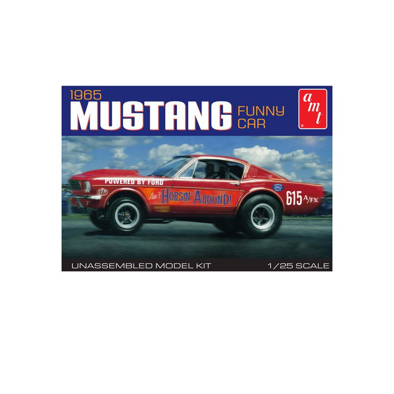 Maquette de voiture en plastique Ford Mustang Funny 1965 1/25