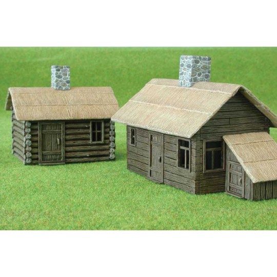 Maquette Diorama montéee et peinte 2 COTTAGE BOIS PEINTS 1/144 Maquette Diorama montéee et peinte 2 COTTAGE BOIS PEINTS 1/144