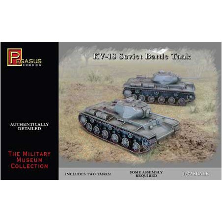 Maquette de Char en plastique KV1-S SOVIET TANK 1/72 (2 pcs) Maquette de Char en plastique KV1-S SOVIET TANK 1/72 (2 pcs)