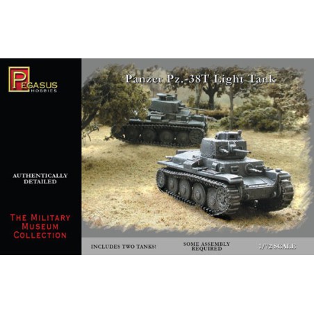 Maquette de Char en plastique Panzer Pz38(t) Light tank 1/72 Maquette de Char en plastique Panzer Pz38(t) Light tank 1/72