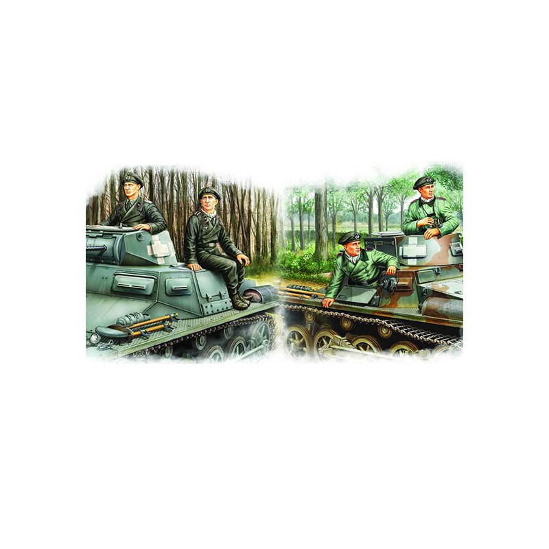 Figurine German Panzer Crew Set 1/35