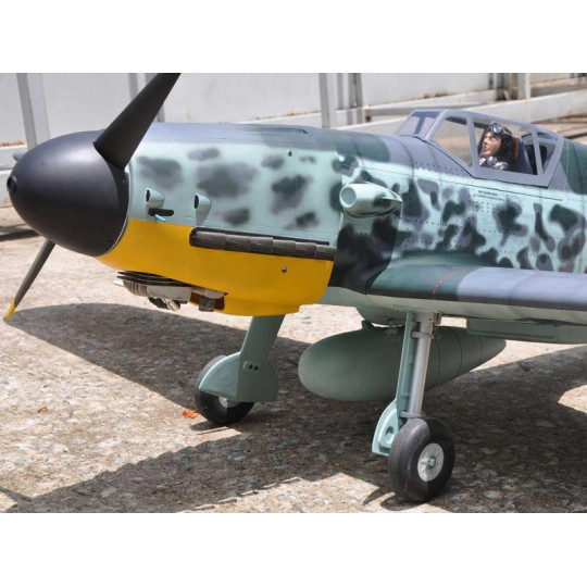 Avion thermique radiocommandé Messerschmitt BF109 60cc ARF Avion thermique...