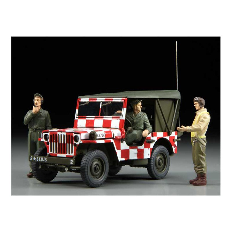 Maquette de voiture en plastique FOLLOW ME Jeep Willys MB 1/48
