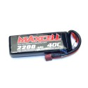 Accu LIPO pour appareil radiocommandé Accu LiPo 40C 11,1 V 2200 mA