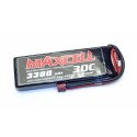 Accu LIPO pour appareil radiocommandé Accu LiPo 30C 11,1V 3300 mA Accu LIPO pour appareil radiocommandé Accu LiPo 30C 11,1V 3300 mA