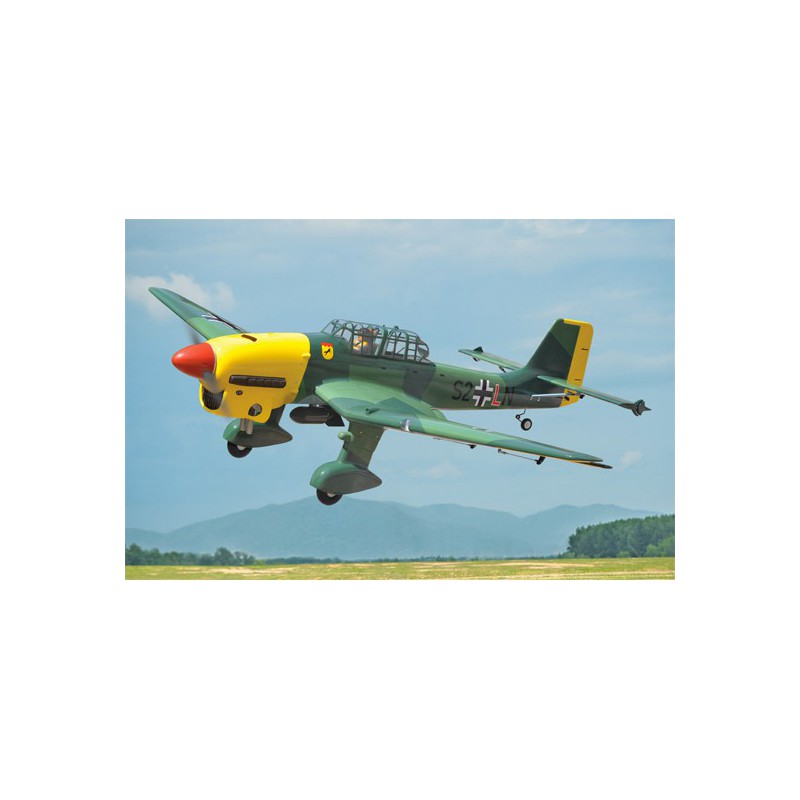 Avion thermique radiocommandé JU87B STUKA 60cc ARF