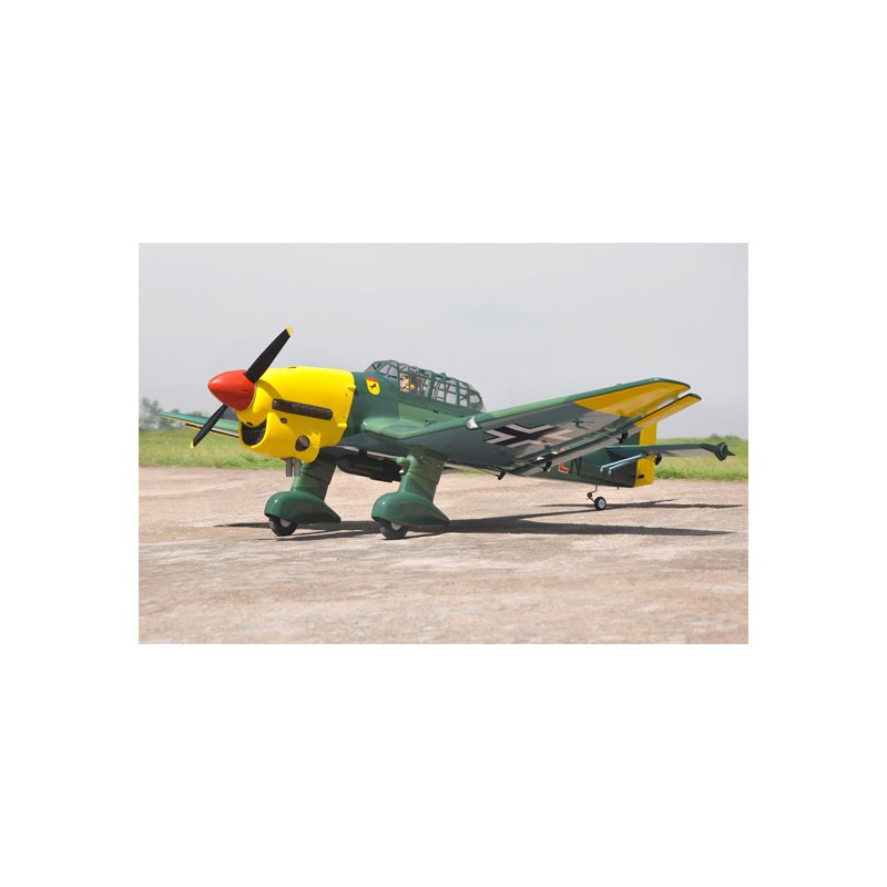 Avion thermique radiocommandé JU87B STUKA 60cc ARF