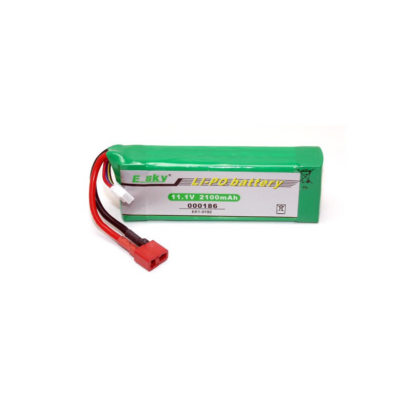 Accu LIPO pour appareil radiocommandé ACCU LIPO 11.1 V 2100 mA 25C