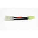 Chargeur pour accu pour appareil radiocommandé Adaptateur Airsoft Tamiya Femelle/Mini-Tamiya Mâle Chargeur pour accu pour appareil radiocommandé Adaptateur Airsoft Tamiya Femelle/Mini-Tamiya Mâle