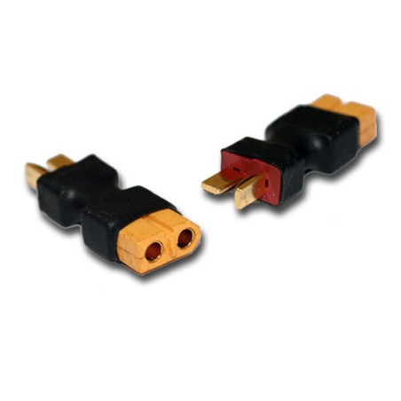 Chargeur pour accu pour appareil radiocommandé Adaptateur Bloc DEAN Mâle / XT60 Femelle Chargeur pour accu pour appareil radiocommandé Adaptateur Bloc DEAN Mâle / XT60 Femelle