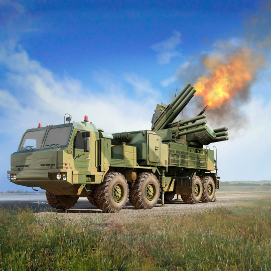Maquette plastique de camion Russe 72V6 of 96k6 Pantsir-S1 SPAAGM BAZ-6909 1:35 Maquette plastique de...