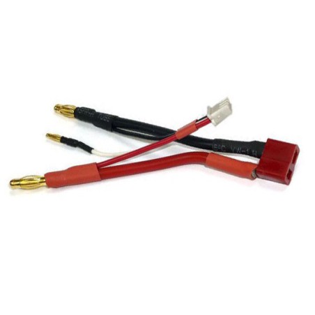 Chargeur pour accu pour appareil radiocommandé Adaptateur Dean/Contact 4mm + équil. Chargeur pour accu pour appareil radiocommandé Adaptateur Dean/Contact 4mm + équil.