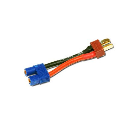 Chargeur pour accu pour appareil radiocommandé Adaptateur EC3 Femelle / DEAN Mâle Chargeur pour accu pour appareil radiocommandé Adaptateur EC3 Femelle / DEAN Mâle