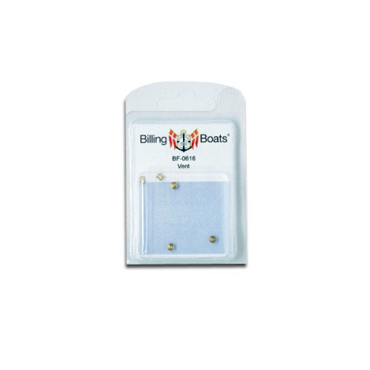 Accastillage de bateau Aérateur en laiton 3x4mm (10pcs)