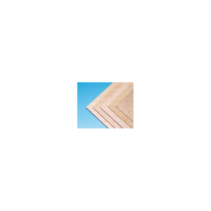 Matériau de bois CTP 500x250x1,0mm