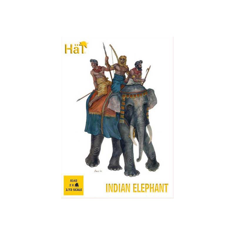 Figurine Eléphants Indiens 1/72