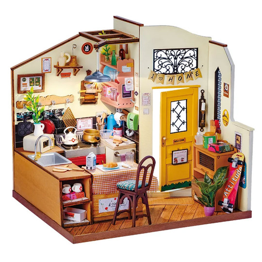 Puzzle 3D mécanique pour maquette la cuisine cozy confortable Puzzle 3D mécanique pour...
