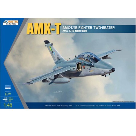 Maquette d'avion en plastique AMX-T/1B Bi Places 1/48 Maquette d'avion en plastique AMX-T/1B Bi Places 1/48