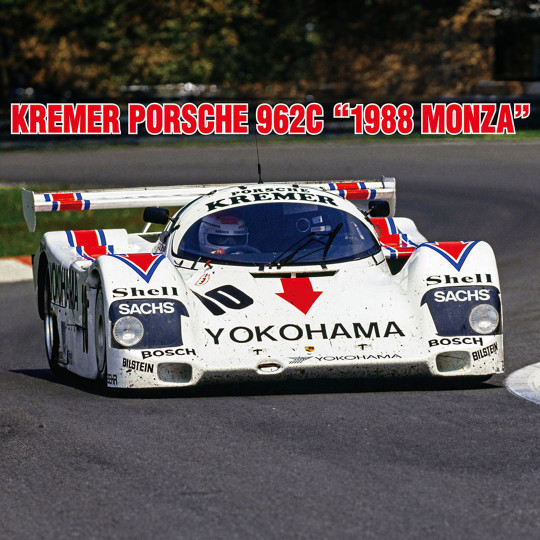 Maquette plastique de voiture Kremer Porsche 962C "Monza 1988" 1:24 Maquette plastique de...