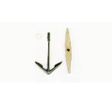 Accastillage de bateau Ancre ancienne, hauteur 60mm Accastillage de bateau Ancre ancienne, hauteur 60mm