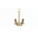 Accastillage de bateau Ancre Hall N3 métal 40mm (1pc) Accastillage de bateau Ancre Hall N3 métal 40mm (1pc)