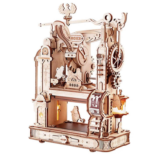 Puzzle 3D mécanique intermédiaire PRESSE A IMPRIMER Puzzle 3D mécanique...